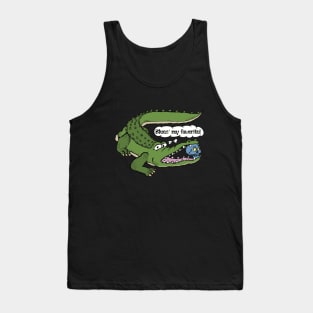 Gator's favorite color of candy Tank Top